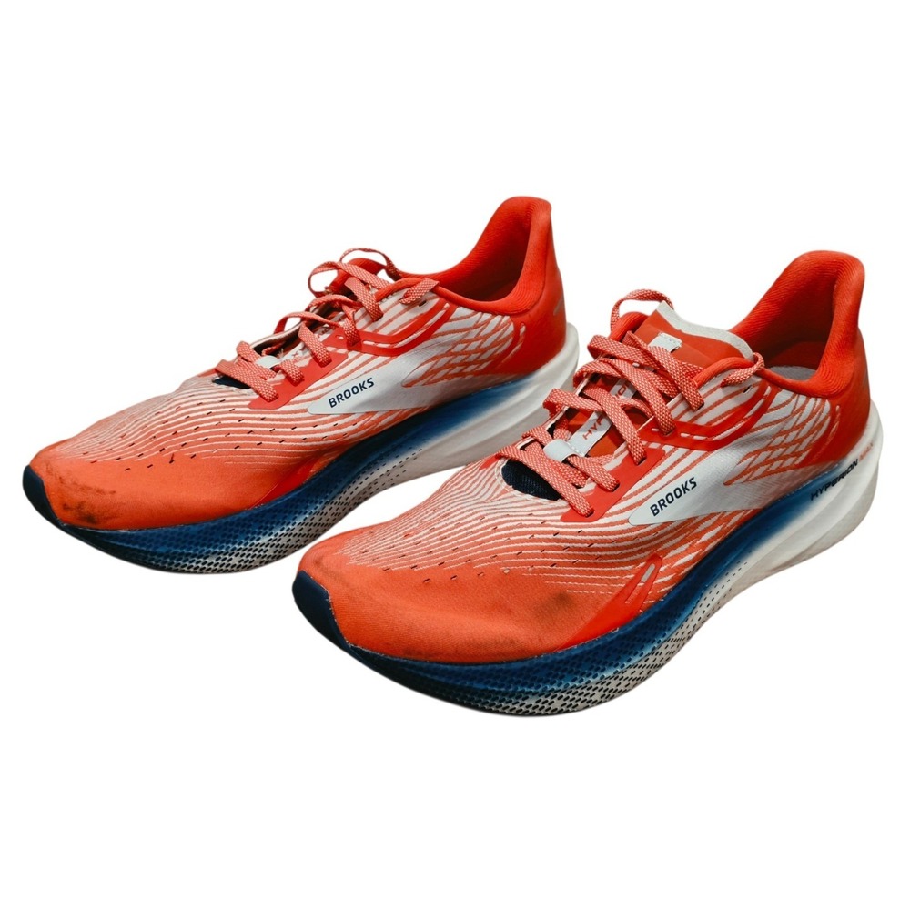 Brooks Hyperion Max Men's Size 12 Orange Blue Running Shoes 1103901D887